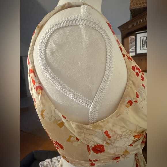 Auteur silk twist gown in kimono print, size S - Picture 13 of 15